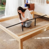 Base de Cama Casal em Bambu Natural - Design Moderno e Sustentável - imagem 4