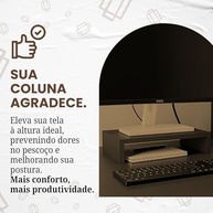 Suporte para Monitor em MDF 33cm - Design Moderno e Resistência Duradoura - imagem 4