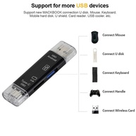 Adaptador 5 em 1: Leitor de Cartão USB-C e Mais! - imagem 2