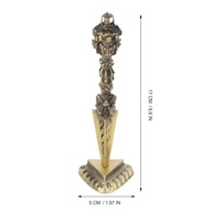 LIFKOME Estátua Tibetana Vajra Dorge - Amuleto Budista em Latão para Decoração e Feng Shui - imagem 4