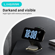 Carregador 3 em 1 LIKGRAM: iPhone, Apple Watch e AirPods - imagem 2