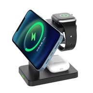Carregador 3 em 1 Sem Fio: Celular, Watch e Fone - imagem 2