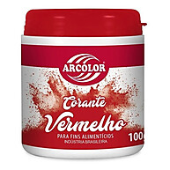 Corante Vermelho em Pó Arcolor 100g: Intenso, Puro e Versátil - imagem 2