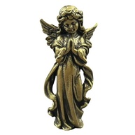 Estátua de Anjo Cupido em Latão - Decoração Elegante e Requintada (48 x 25 mm) - imagem 2