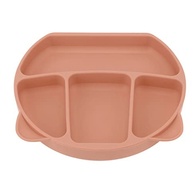Prato Dividido para Bebê em Silicone com Garfo e Colher - 3 Compartimentos Seguro e Prático - imagem 5