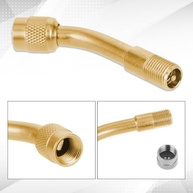Kit 6 Extensores de Válvula de Pneu Universal 45°/90°/135° em Latão - Acesso Fácil e Seguro - imagem 5