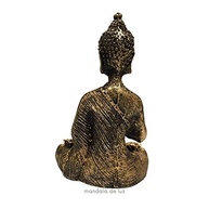 Estátua de Mini Buda Hindu em Resina Dourada 8,5cm - Símbolo de Paz e Espiritualidade - imagem 5