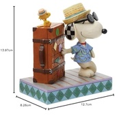 Snoopy e Woodstock em Férias – Estátua Coleção Jim Shore em Resina - imagem 3