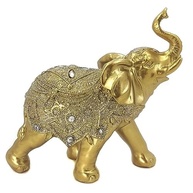 Elefante Decorativo em Resina Indiano - Simbolo de Sabedoria e Sorte - Modelo K300 - imagem 5