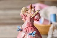 Enesco Disney Traditions Jim Shore Cinderela Rosa - Estatueta Musical em Resina Pintada à Mão - imagem 3