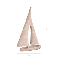 Escultura de Barco em Polirresina - Decoração Náutica Elegante - imagem 3