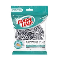Flash Limp - Esponja de Aço Inox para Limpeza Pesada em Grelhas, Ferros e Panelas de Ferro - imagem 4