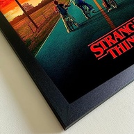 Quadro Decorativo Stranger Things 40x60cm - Moldura Ecológica em Madeira com Estampa Retrô - imagem 4