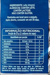 LEITE EM PÓ INTEGRAL ITALAC 400 GRS - imagem 3