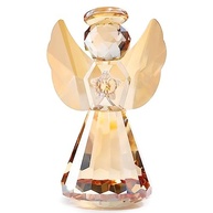 Anjo da Guarda em Cristal K9 - Estatueta Elegante e Encantadora para Decoração e Presente - imagem 1