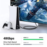 Cabo HDMI 2.1 8K 60Hz 48Gbps 1 Metro: Imagem e Som de Cinema em Casa! - imagem 4