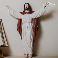 Imagem Jesus Ressuscitado de Parede 30cm em Resina Importada - Decoração Religiosa Elegante - imagem 3