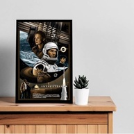 Quadro Decorativo Interestelar em Adesivo Premium com Moldura 60x40cm - Decore com Estilo Cinematográfico - imagem 3