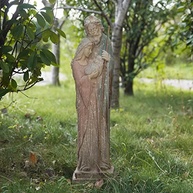Estátua de Jardim da Sagrada Família - São José e Virgem Maria em Resina Resistente para Exteriores - imagem 4