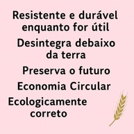 Kit Introdução Alimentar Bebê em Fibra de Trigo - Prato Ursinho com Colher e Garfo Antiderrapante Rosa - imagem 4