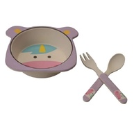 Kit Alimentação Unicórnio em Bambu - Eco Girotondo Baby | Seguro, Saudável e Divertido para Bebês - imagem 5