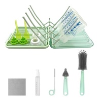 Kit de Limpeza de Mamadeira 7 em 1 com Escovas de Silicone e Escorredor Portátil - imagem 2