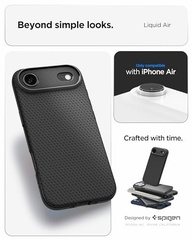 Capa Spigen Liquid Air para iPhone 17 Air: Proteção Premium e Design Moderno em Preto Fosco - imagem 3