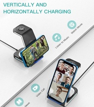 Carregador 3 em 1 Magnético Wireless: iPhone e Mais! - imagem 2