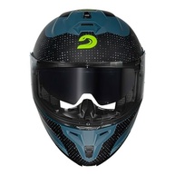Capacete Race Tech Signal Escamoteável: Segurança e Estilo em Gear Matte Blue Black - imagem 3