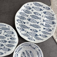 Conjunto Hotel Barzinho Petisqueira + 4 Pratos 22cm em Melamina Resistente - Ideal para Aperitivos e Refeições - imagem 3
