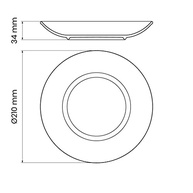 Prato Fundo Tramontina Jacqueline em Porcelana 21 cm - Elegância e Durabilidade na Sua Mesa - imagem 3
