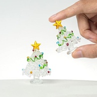 Elegante Estatueta de Árvore de Natal em Cristal – Decoração Mágica para Mesa e Presente Especial - imagem 3