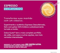 Café em cápsula dolce gust Espresso Descafeinado nescafé 10 cápsulas - imagem 4