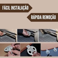 Capa de Assento Traseiro de Carro em Suede Marrom: Conforto e Organização com Porta Objetos - imagem 5