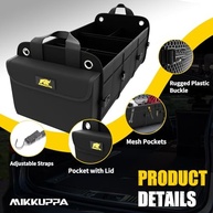 Organizador de Porta-Malas MIKKUPPA com Bolsa Térmica: Mantenha Tudo em Ordem e Gelado! - imagem 4