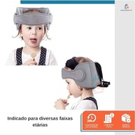 Apoio de Cabeça para Bebê em Assento de Carro - Conforto e Segurança em Viagens (Preto) - imagem 5