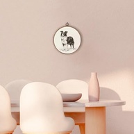 Arte de Parede Redonda em Moldura - Decoração Moderna para Casa e Escritório - imagem 5