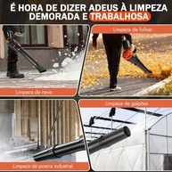 Soprador de Folhas Potente 3 em 1: Limpeza Eficiente e Silenciosa para seu Jardim - imagem 3