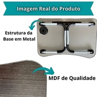 Mesa Portátil em MDF para Estudo e Trabalho - Ideal para Notebook, Cama e Sofá - imagem 5