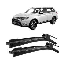 Par de Palhetas Limpador Para-Brisa em Silicone para Mitsubishi Outlander (2014-2019) - Encaixe Tipo Gancho - imagem 1
