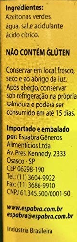 Azeitona Verde Sem Caroço em Vidro 780g (450g Drenados) "Don Pepe" - imagem 3
