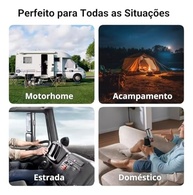 Cabo Carregador 3 em 1 Starlink Mini: USB-C, Plug DC e Isqueiro Veicular 12V/24V - Energia Portátil para Internet Satélite - imagem 3