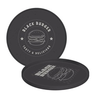 Prato Black Burger em Polipropileno Cinza - Design Exclusivo Tramontina - imagem 1
