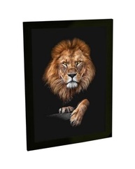 Quadro Decorativo A3 Leão de Judá Jesus Cristo - Impressão Premium em Papel Fotográfico - imagem 2