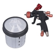 Pistola Pulverizadora Profissional com Corpo em Liga de Alumínio e Cabeça de Aço Inoxidável - Ideal para Pintura Automotiva, Marcenaria e Decoração - imagem 3