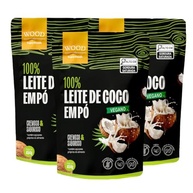Kit 3 Leite de Coco em Pó 100% Puro Vegano Sem Lactose 454g - imagem 2