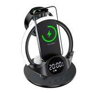 Carregador 3 em 1 Sem Fio RGB: Celular, Relógio e Fone! - imagem 2