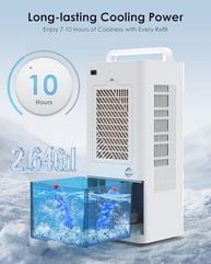 Ar-Condicionado Portátil Z ZONAMA 3 em 1 com Controle Remoto – Refrigeração Eficiente Sem Instalação - imagem 5