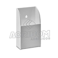 Suporte de Parede em Acrílico Branco para Controle Remoto - Organize Sua Sala com Estilo - imagem 3