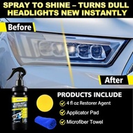 Restaurador de Farol com Proteção UV - Remova Oxidação e Amarelamento em Minutos - imagem 3